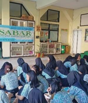 SMA Kosgoro Gelar Aksi Gizi Seimbang dalam Kegiatan SABAR