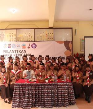 Pelantikan Saka Kencana Pangkalan SMA Kosgoro Kota Bogor Masa Bakti 2025/2028