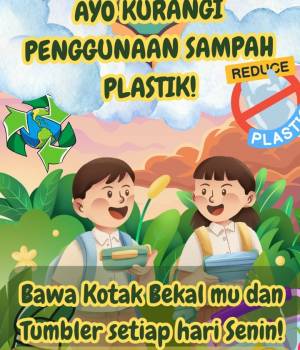 Senin tanpa plastik, Wujud nyata peduli Bumi dari sekolah
