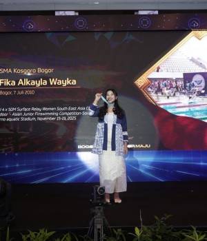 Fika Alkayla, Siswa SMA Kosgoro Bogor Juara Selam Internasional Mendapatkan Apresiasi dari Walikota dalam Acara Musrenbang