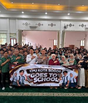 Menjadi Pemilih Cerdas Sejak Dini:  KPU Kota Bogor Gelar Sosialisasi Pemilih Pemula di SMA Kosgoro Kota Bogor