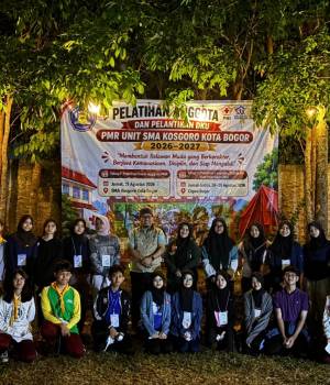 Pelatihan Anggota dan Pelantikan DKU PMR Unit SMA Kosgoro Kota Bogor